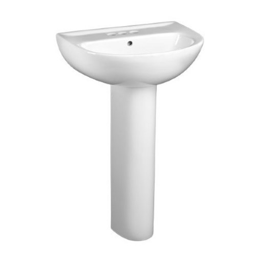 Photos - Bathroom Sink American Standard 0468.001 Evolution 24" Lavatory Sink with Single Faucet Hole - Less Pedestal White Sinks  Si 