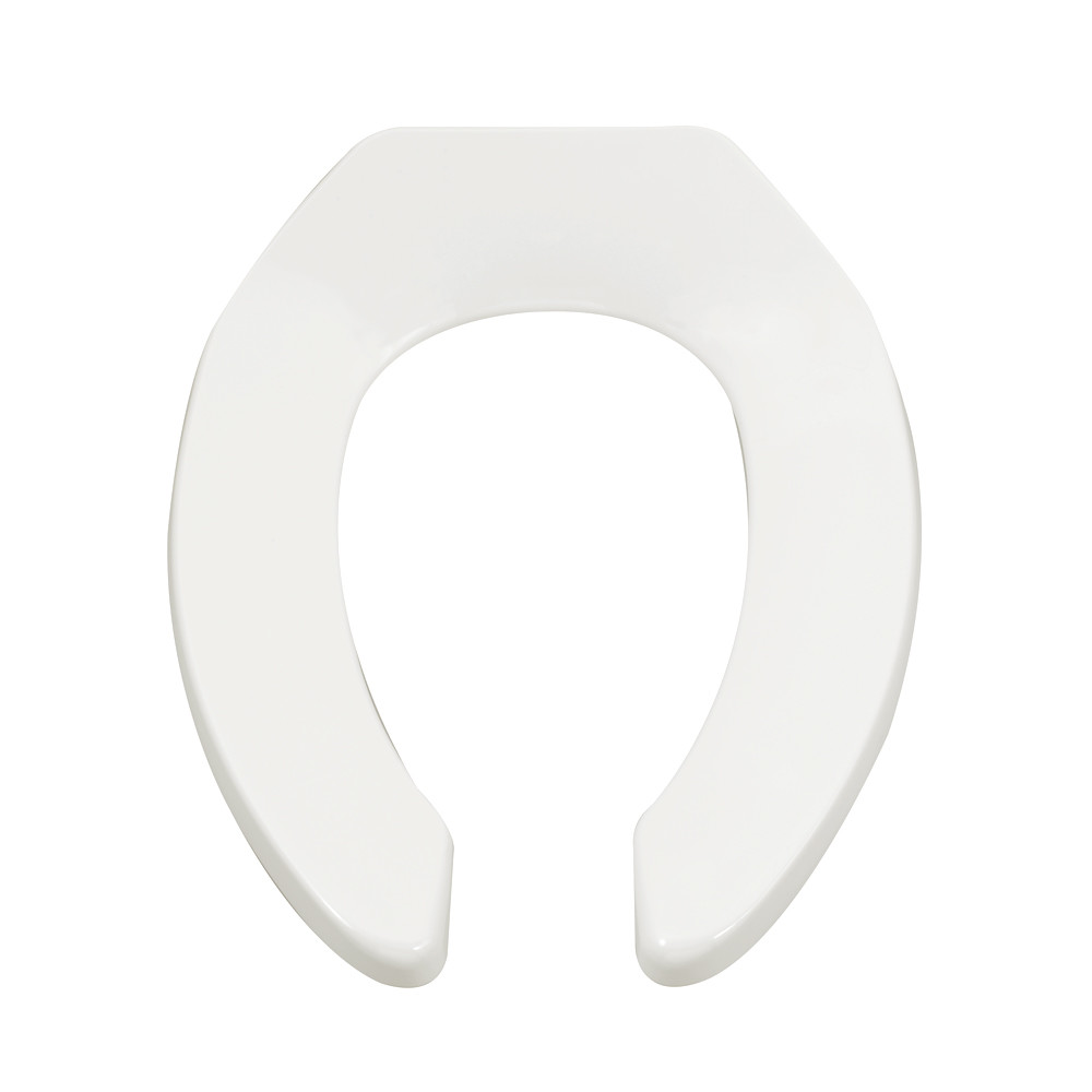 Photos - Toilet Seat American Standard 5901.100 Heavy-Duty Commercial Elongated Open Front  White Toilets and Bidets s Elon 