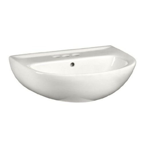 Photos - Bathroom Sink American Standard 0468.004 Evolution 24" Pedestal Lavatory Sink with 4" Centers White Sinks  Sinks Only 046800 