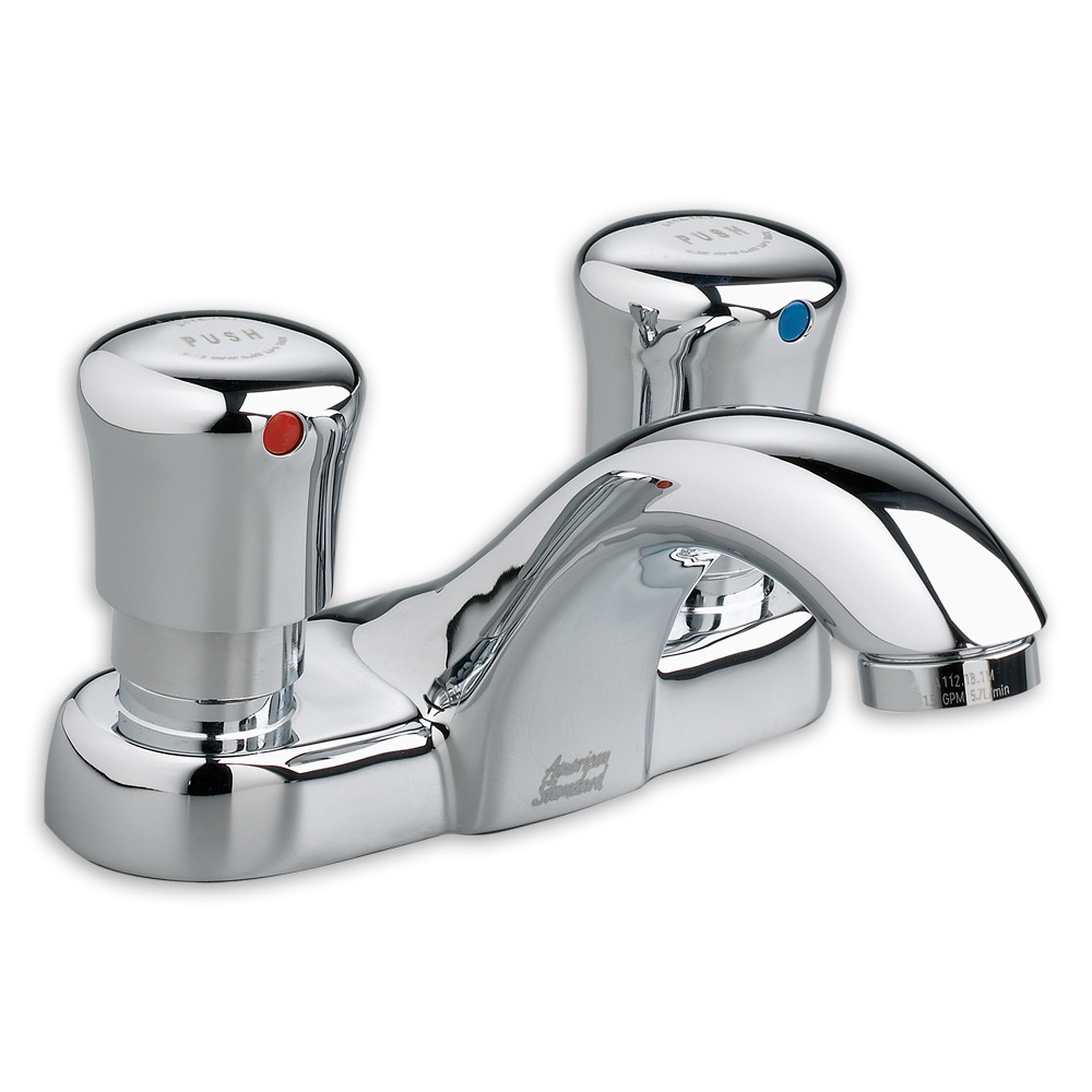 Photos - Tap American Standard 1340.227 Pillar  Centerset Metering Faucet Chrome Faucet Bathroom Sink Faucets Double Handle 1340227.00 