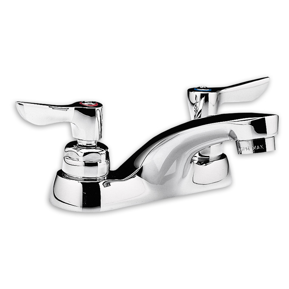 Photos - Tap American Standard 5500.175 Monterrey Centerset Bathroom Faucet with Wrist Blade Handles Chrome Faucet Bathroom Sink Faucets 
