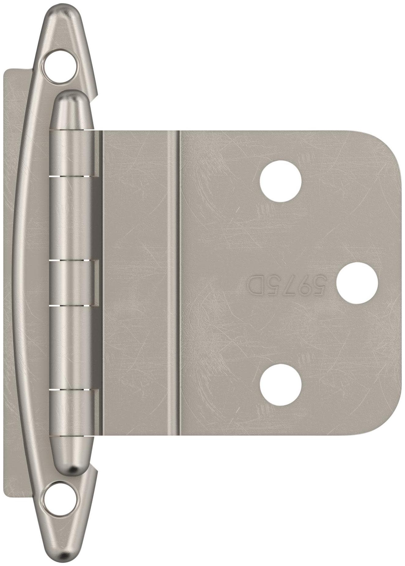 Photos - Furniture Hardware Heritage Amerock BP3417-10 Functional Hardware 3/8 Inch Inset Surface Mount Cabinet Door Hinge with 105 Degree Opening Angle - Pack o 