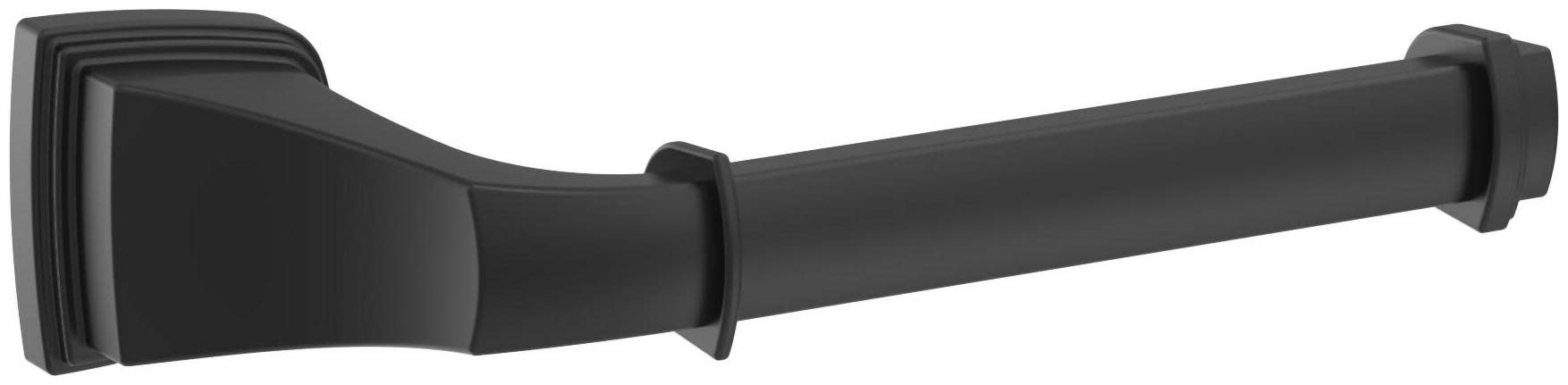 Amerock BH36031 Revitalize Wall Mounted Toilet Paper Holder Matte Black Bathroom Hardware and Accessories Bathroom Hardware Toilet Paper Holders