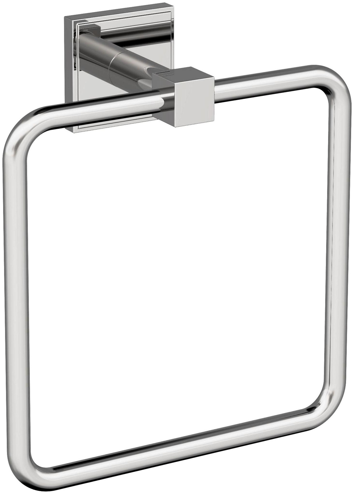 Photos - Towel Holder Ring Amerock BH36072 Appoint 7-1/16" Wall Mounted Towel  Chrome Bathroom Hardware and Accessories Bathroom Hardware Towel Rin 