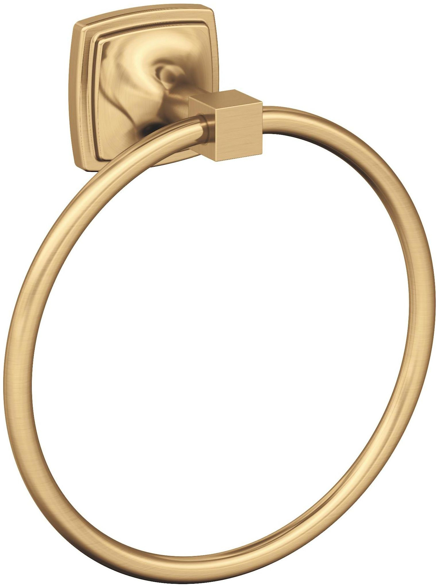 Photos - Towel Holder Ring Amerock BH36092 Stature 7-9/16" Wall Mounted Towel  Champagne Bronze Bathroom Hardware and Accessories Bathroom Hardware 