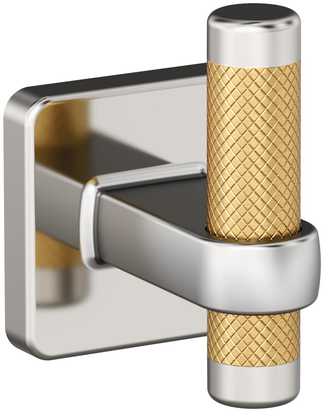 Photos - Towel Holder ROBE Amerock BH36563 Esquire Hook Polished Nickel / Champagne Bronze Bathroom Hardware and Accessories Bathroom Hardware Rob