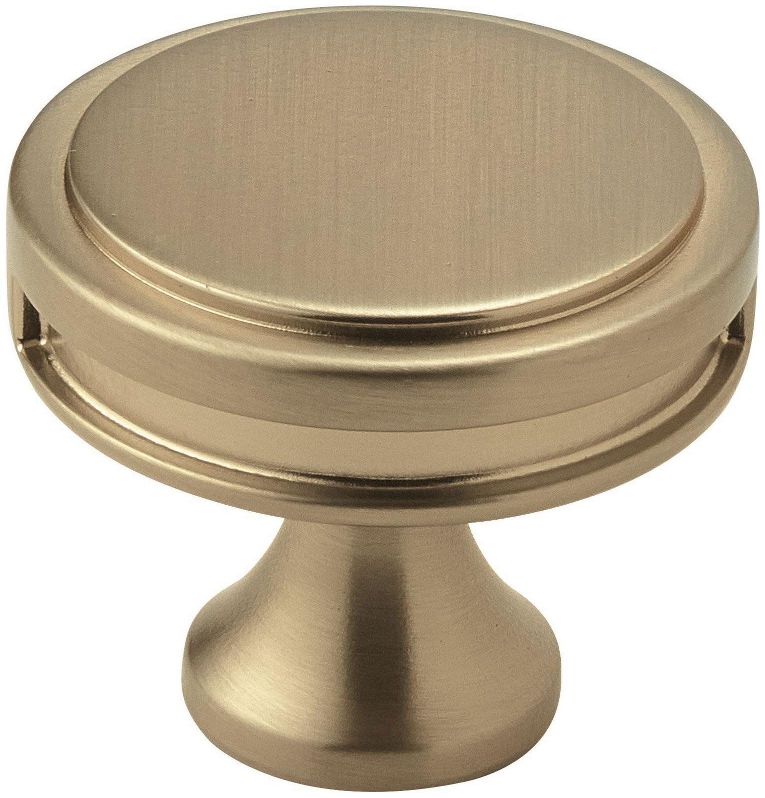 Photos - Furniture Hardware Oberon Amerock BP36603  1-3/8 Inch Mushroom Cabinet Knob Golden Champagne Cabinet Hardware Knobs Mushroom BP36603BBZ 