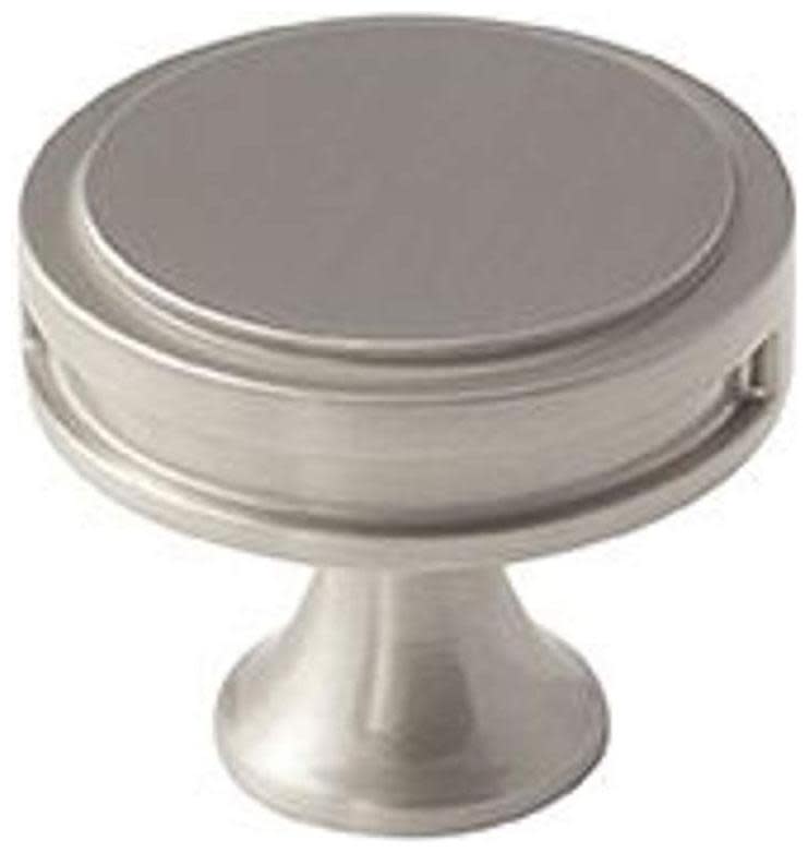 Photos - Furniture Hardware Oberon Amerock BP36603  1-3/8 Inch Mushroom Cabinet Knob Satin Nickel Cabinet Hardware Knobs Mushroom BP36603G10 