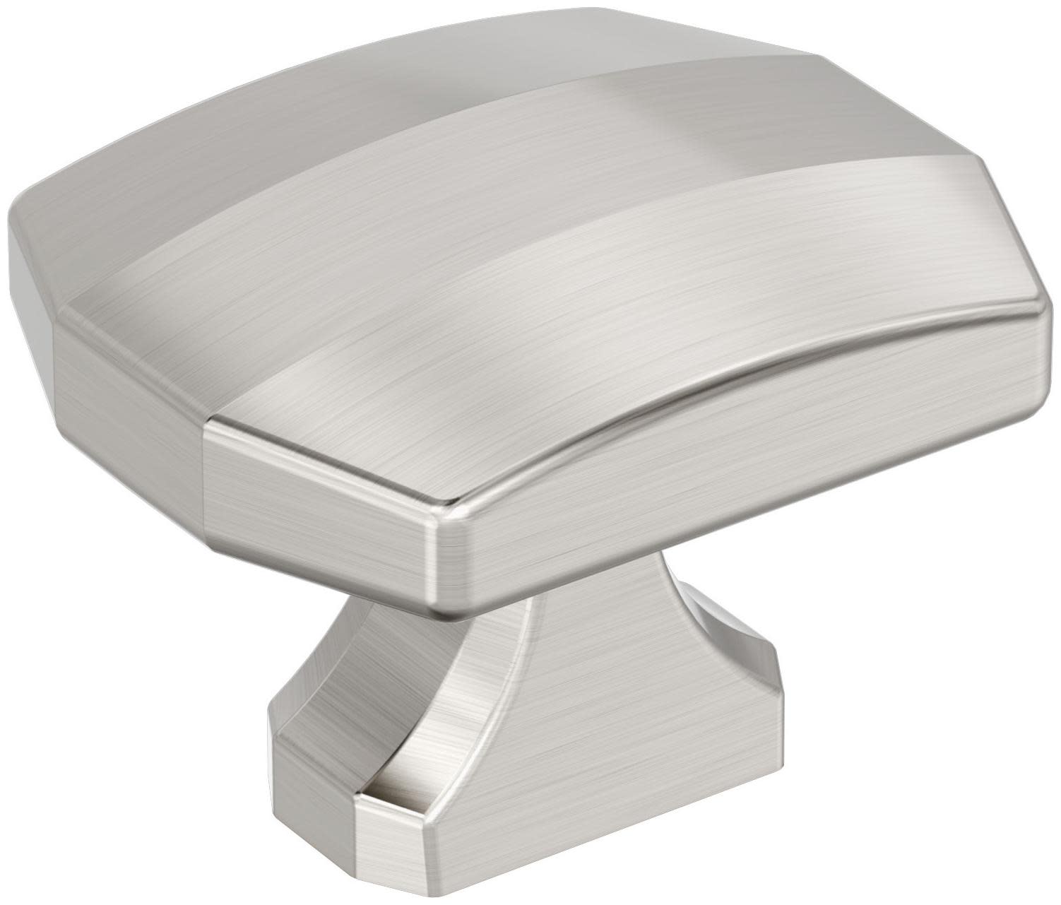 Photos - Furniture Hardware Bellamy Amerock BP36687  1-1/4 Inch Rectangular Cabinet Knob Satin Nickel Cabinet Hardware Knobs Rectangular BP36687G10 