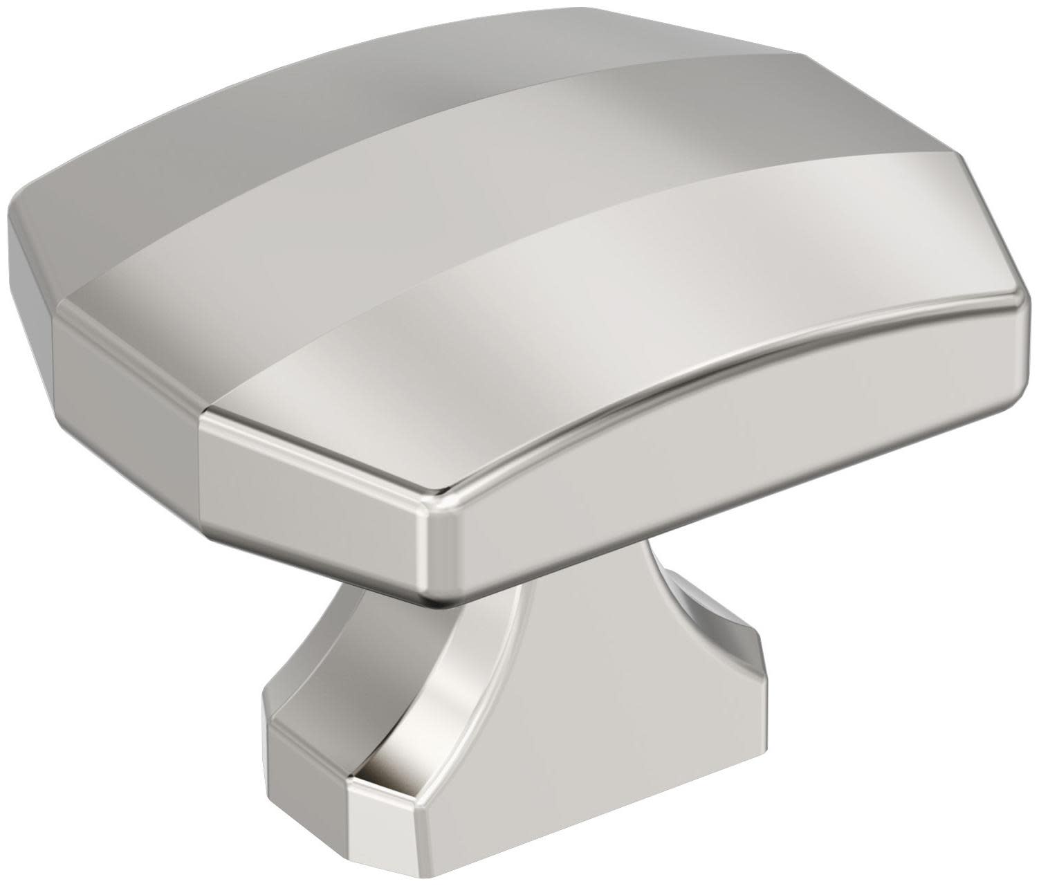 Photos - Furniture Hardware Amerock BP36687 Bellamy 1-1/4 Inch Rectangular Cabinet Knob Polished Nickel Cabinet Hardware Knobs Rectangular BP36687PN