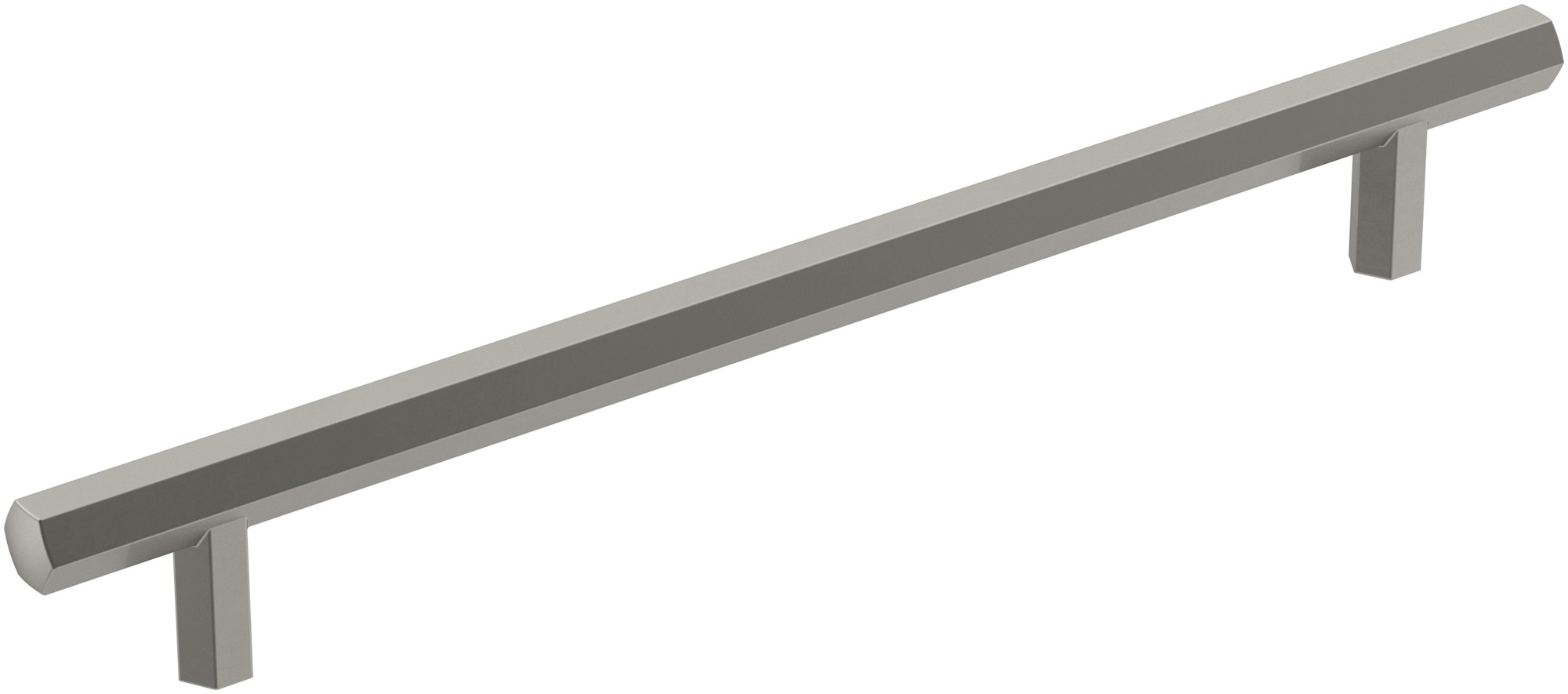 Photos - Furniture Hardware Caliber Amerock BP36876  7-9/16 Inch Center to Center Bar Cabinet Pull Satin Nickel Cabinet Hardware Pulls Bar BP36876G10 