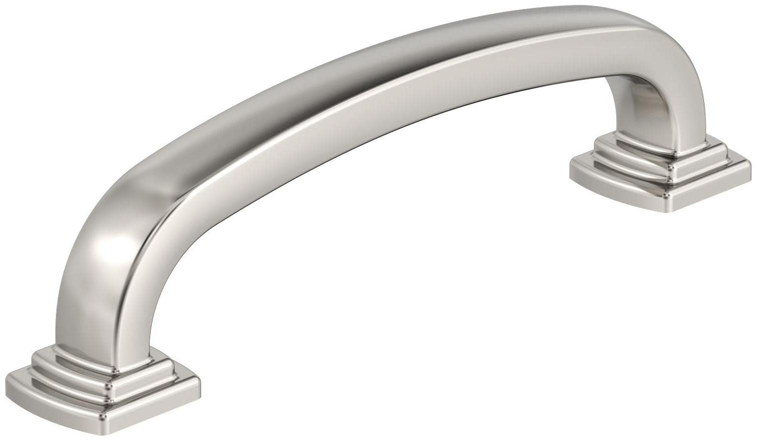 Photos - Furniture Hardware Amerock BP36894 Surpass 3-3/4 Inch Center to Center Handle Cabinet Pull Polished Nickel Cabinet Hardware Pulls Handle BP3689
