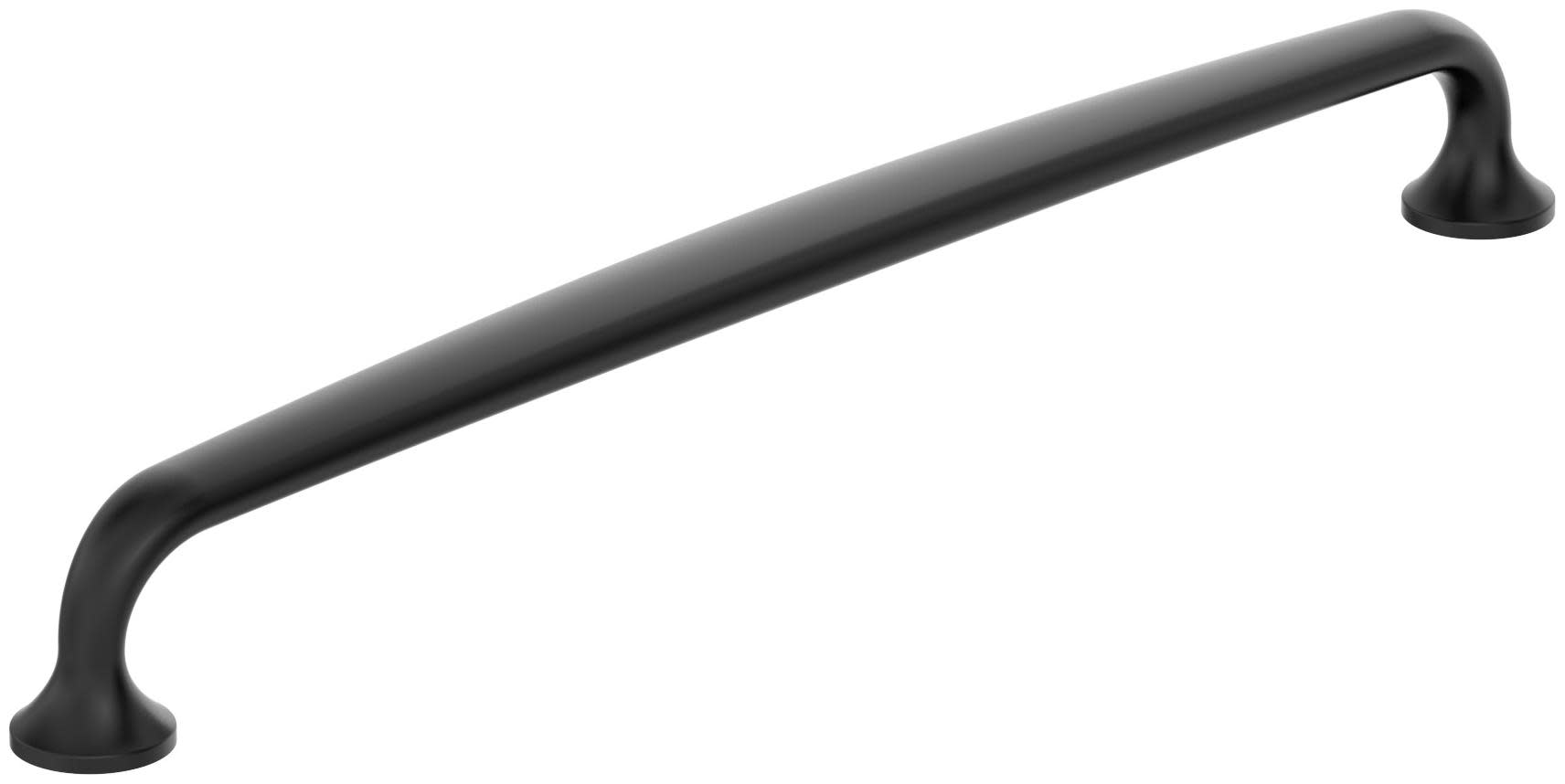 Photos - Furniture Hardware Inch Amerock BP36986 Renown 7-9/16  Center to Center Handle Cabinet Pull Matte Black Cabinet Hardware Pulls Handle BP36986FB 