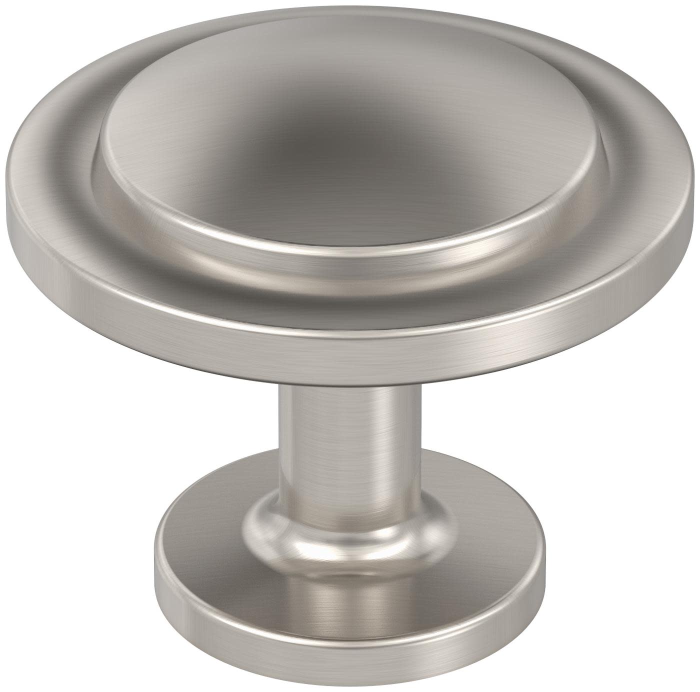 Photos - Furniture Hardware Amerock BP37025 Loop 1-3/16 Inch Mushroom Cabinet Knob Satin Nickel Cabinet Hardware Knobs Mushroom BP37025G10