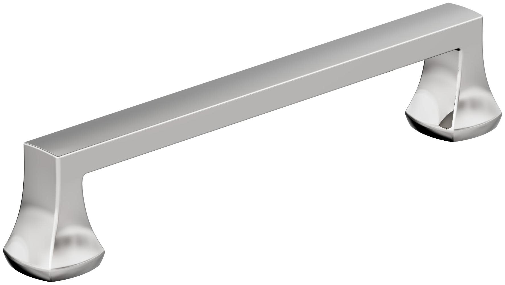 Amerock BP37062-10PACK Hybridize 5-1/16 Inch Center to Center Handle Cabinet Pull - Pack of 10 Polished Chrome Cabinet Hardware Pulls Handle
