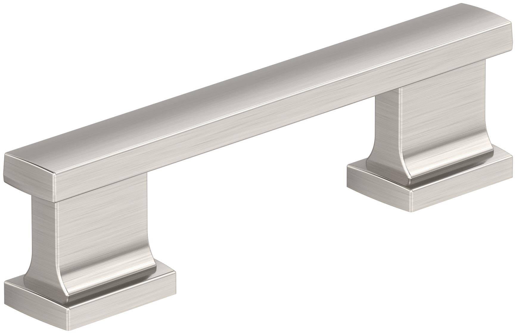 Photos - Furniture Hardware Inch Amerock BP37090 Triomphe 3  Center to Center Handle Cabinet Pull Satin Nickel Cabinet Hardware Pulls Handle BP37090G10 