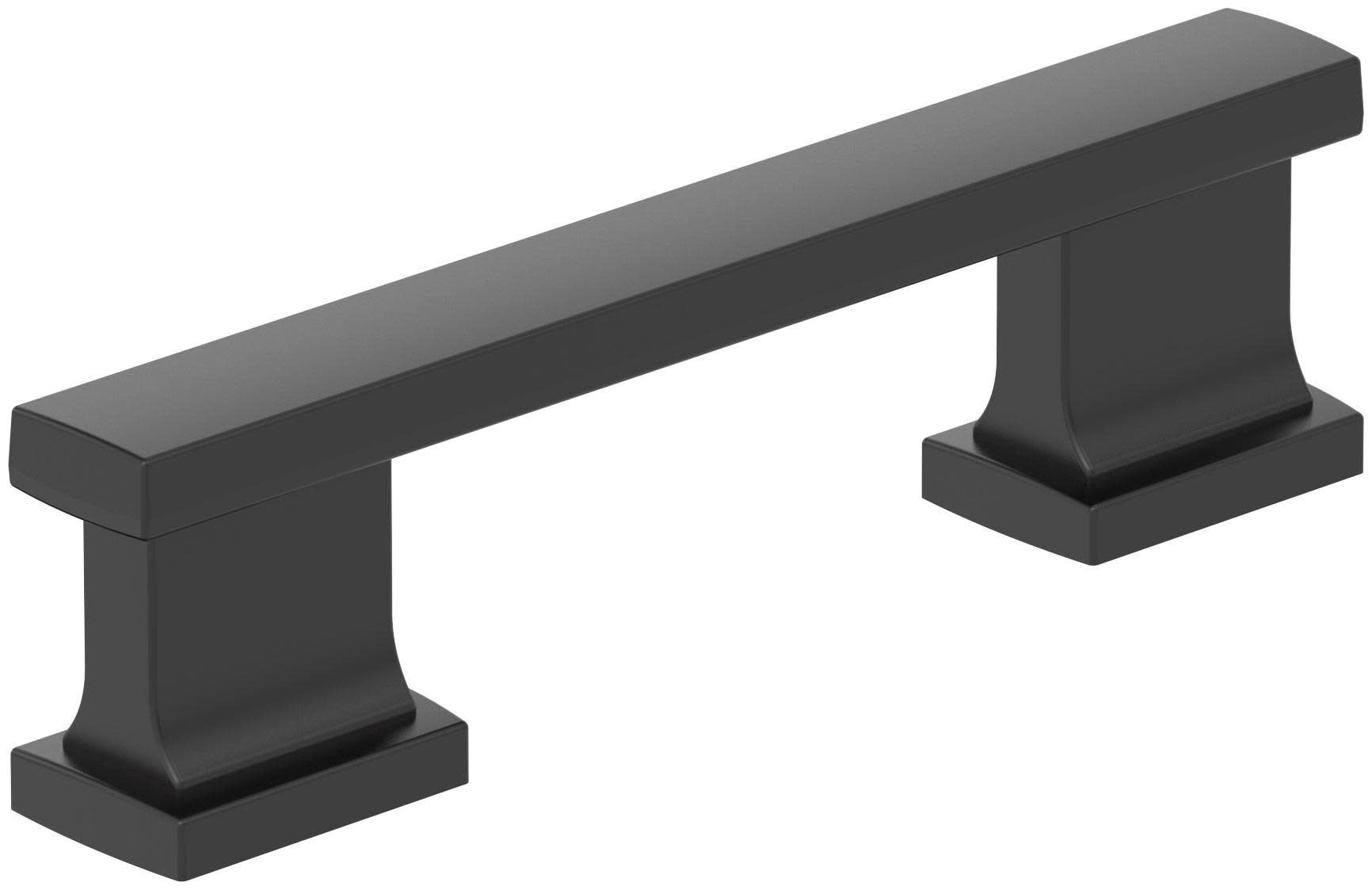 Photos - Furniture Hardware Inch Amerock BP37090 Triomphe 3  Center to Center Handle Cabinet Pull Matte Black Cabinet Hardware Pulls Handle BP37090MB 