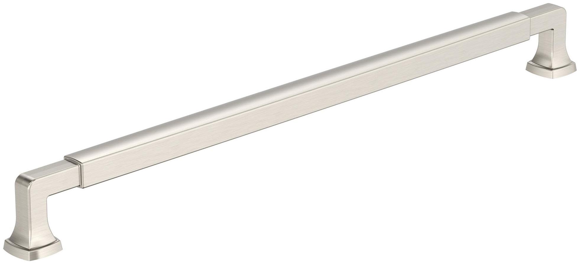 Photos - Furniture Hardware Amerock BP37401 Stature 12-5/8 Inch Center to Center Handle Cabinet Pull Satin Nickel Cabinet Hardware Pulls Handle BP37401G
