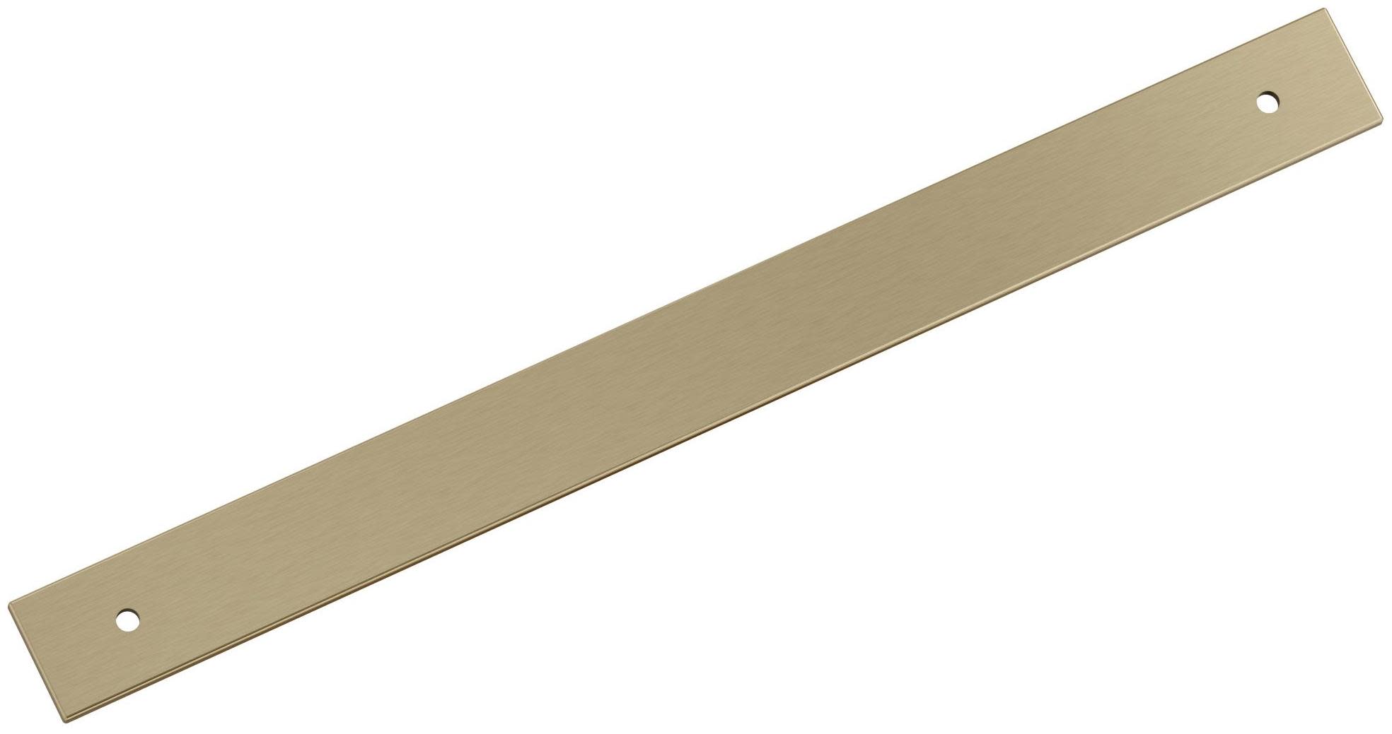 Photos - Furniture Hardware Cabinet Amerock BP37769 Ladera 13-7/8" Backplate for 12" Center to Center  Pulls Golden Champagne  Hardware  Ha 