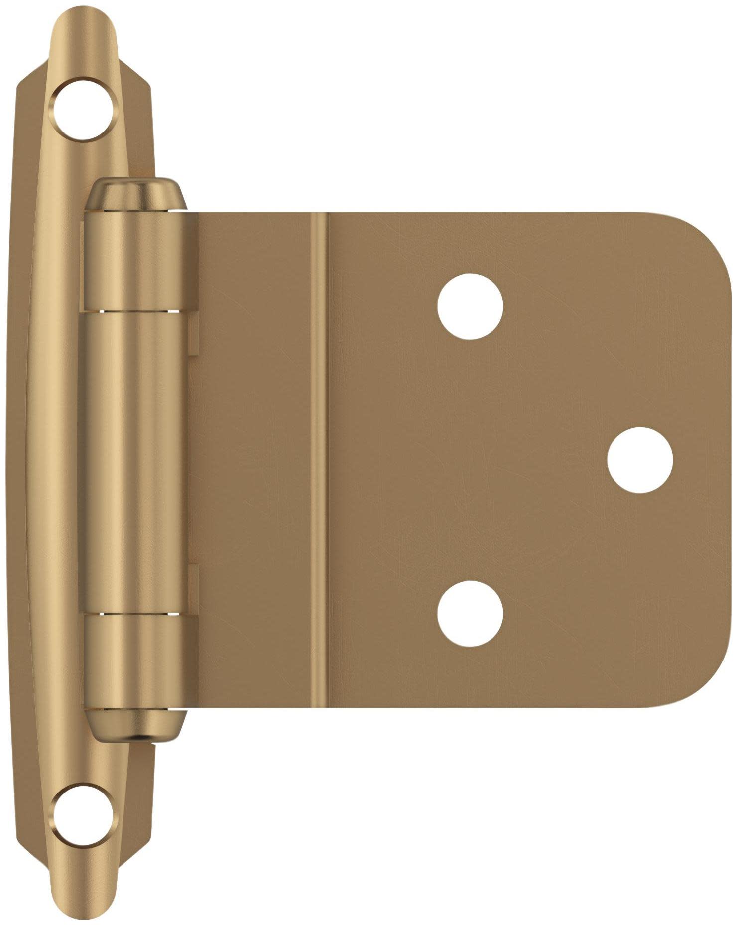 Photos - Furniture Hardware Amerock BP3428 Functional Hardware 3/8 Inch Inset Surface Mount Cabinet Door Hinge with 105 Degree Opening Angle and Self Cl