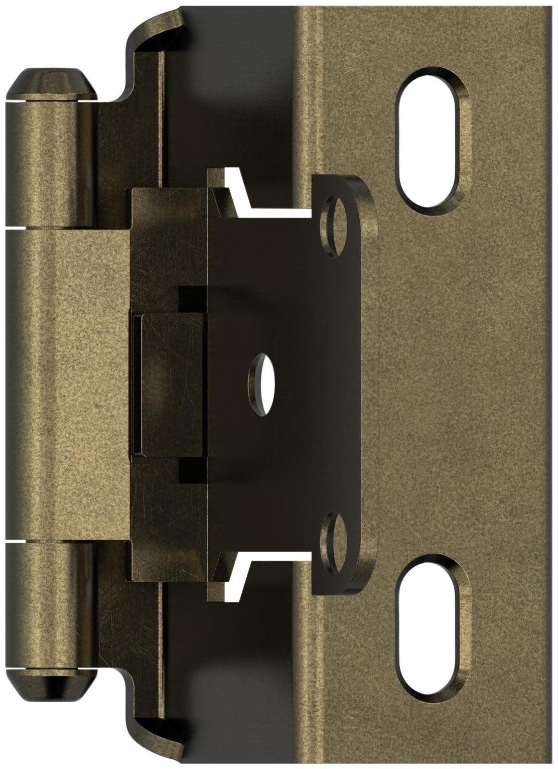 Photos - Furniture Hardware Amerock BP7540 Functional Hardware 1/2 Inch Overlay Wrap Cabinet Door Hinge with 105 Degree Opening Angle and Self Close Fun