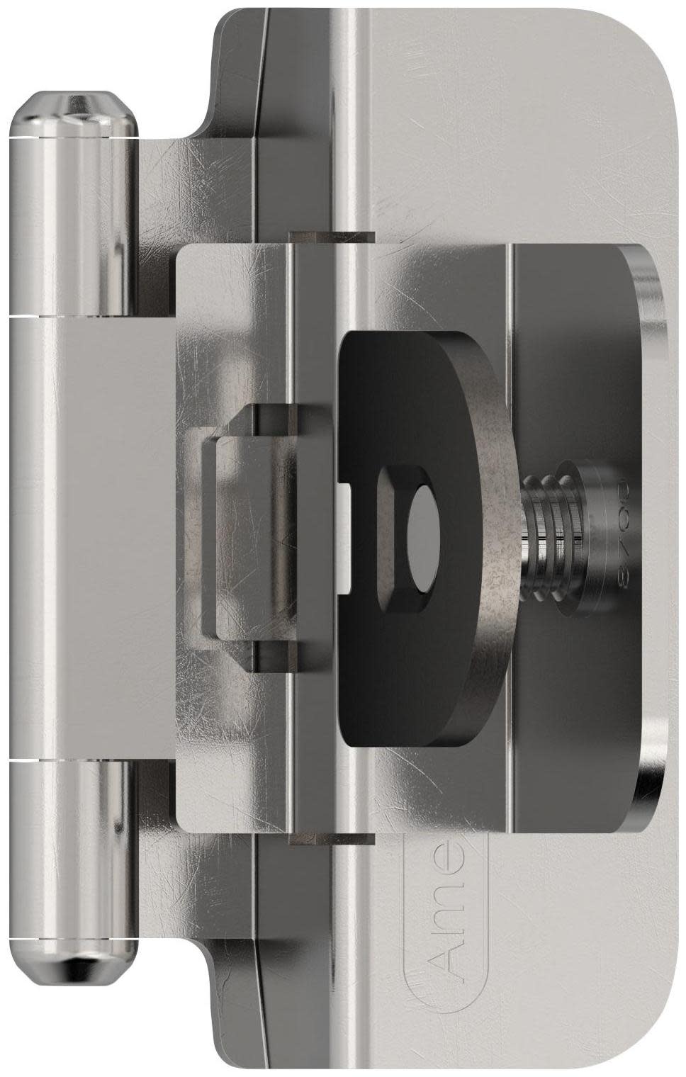 Photos - Furniture Hardware Amerock BP8700 Functional Hardware 3/8 Inch Inset Surface Mount Cabinet Door Hinge with 105 Degree Opening Angle and Self Cl