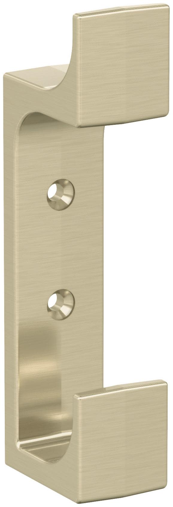 Photos - Towel Holder ROBE Amerock H37009 Bray Double  Hook Golden Champagne Bathroom Hardware and Accessories Bathroom Hardware  Hooks H37009B 
