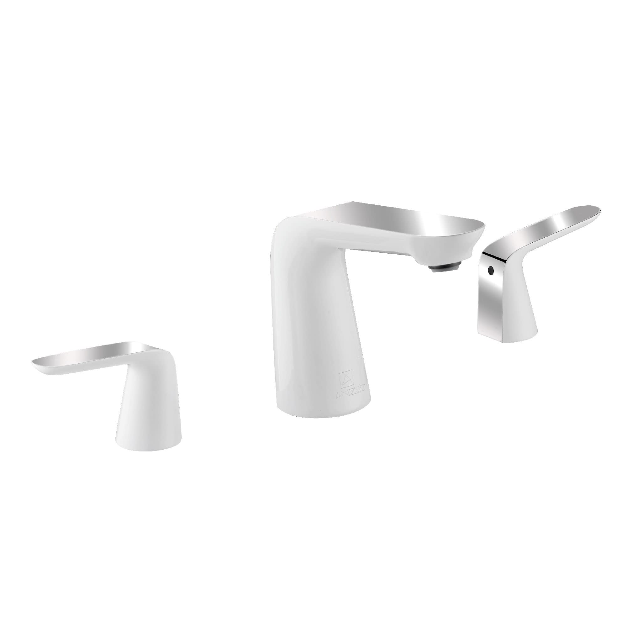 Photos - Tap Anzzi L-AZ018 Pendant 1.2 GPM Widespread Bathroom Faucet Polished Chrome Faucet Bathroom Sink Faucets Double Handle 