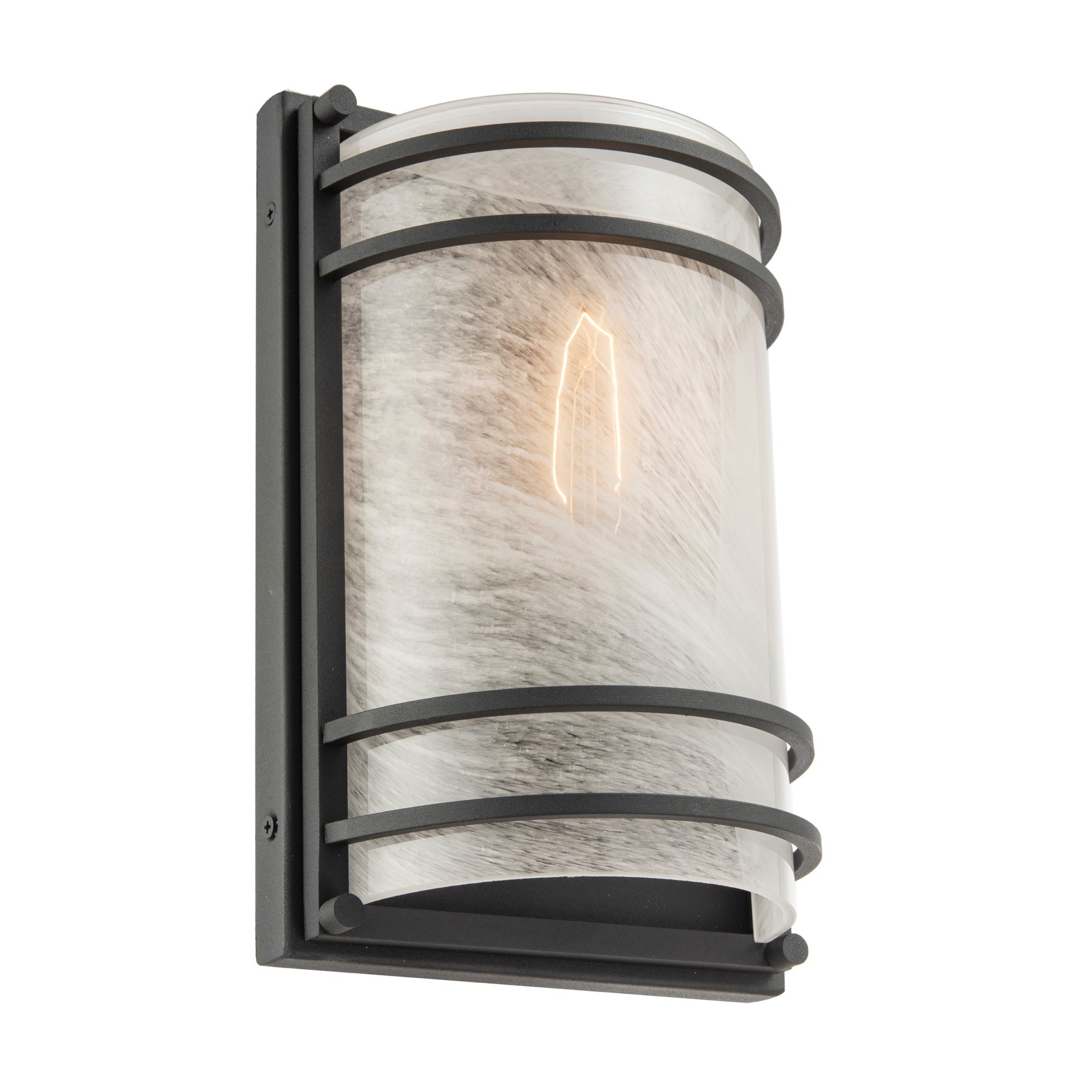 Photos - Floodlight / Street Light ArtCraft Lighting AC8727 Keswick 11" Tall Outdoor Wall Sconce Black Outdoor Lighting Wall Sconces AC8727BK 
