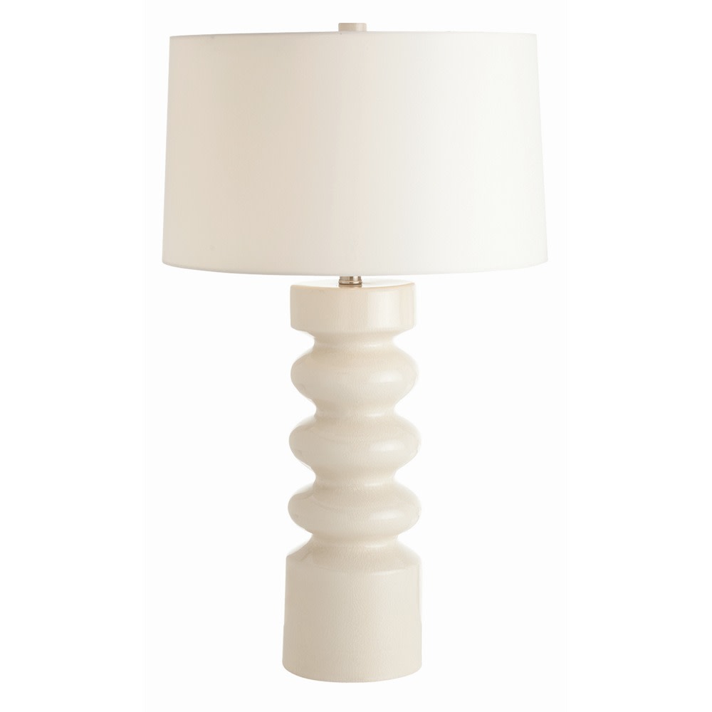 Photos - Desk Lamp Arteriors 17540-667 Farmhouse Wheaton 29" Table Lamp White Lamps Table Lamps