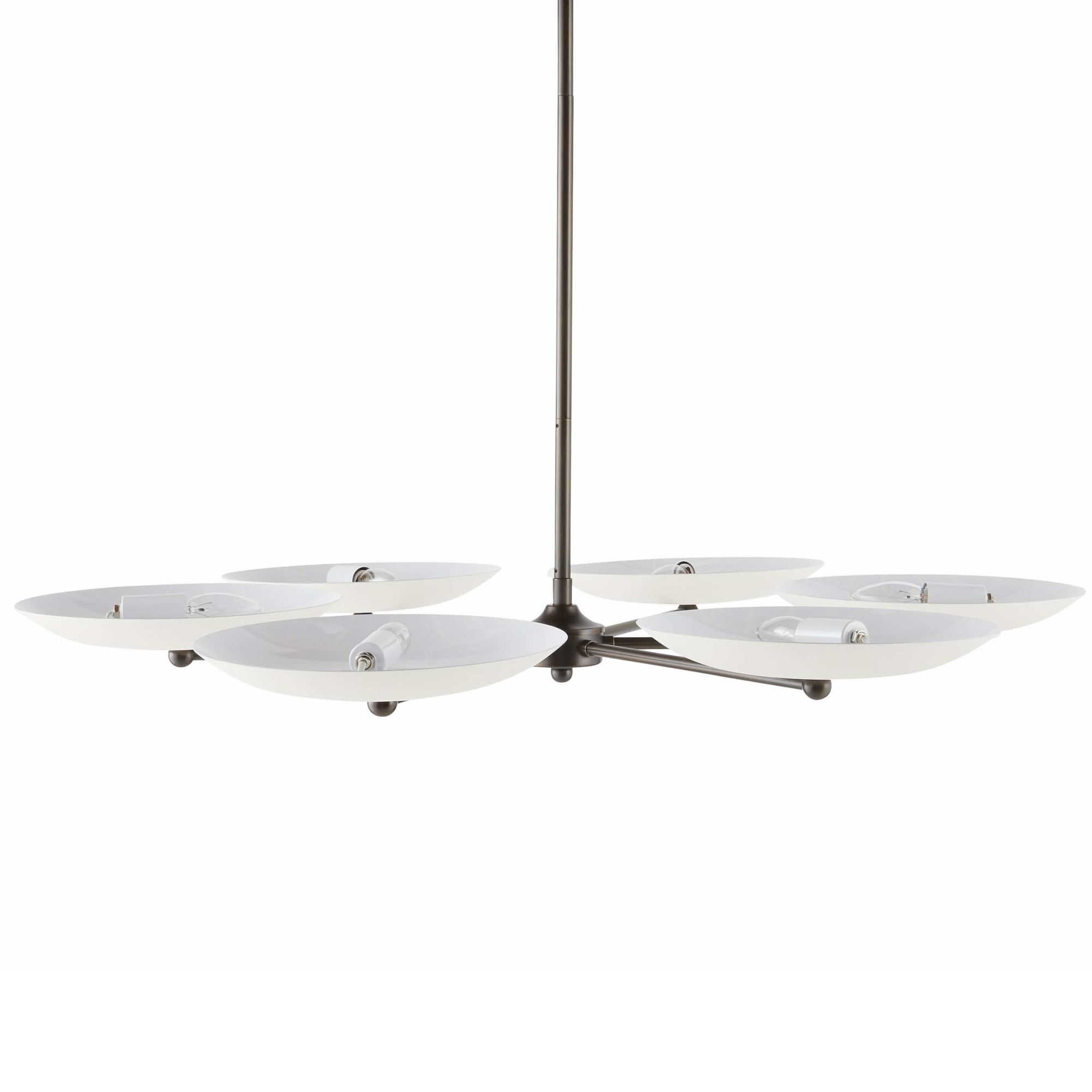 Photos - Chandelier / Lamp Arteriors DLC27 Griffith 6 Light 40" Wide Chandelier Bone Indoor Lighting Chandeliers