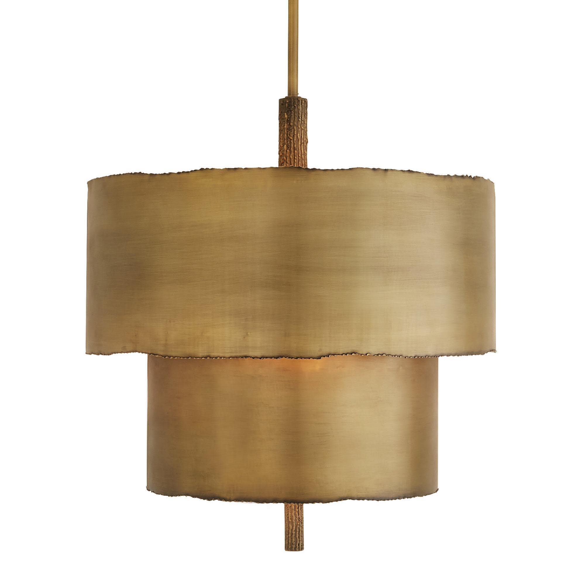 Photos - Chandelier / Lamp Wide Arteriors DMI26 Leonardo Chandelier 4 Light 28"  Drum Chandelier Antique Brass Indoor Lighting Chandeliers 