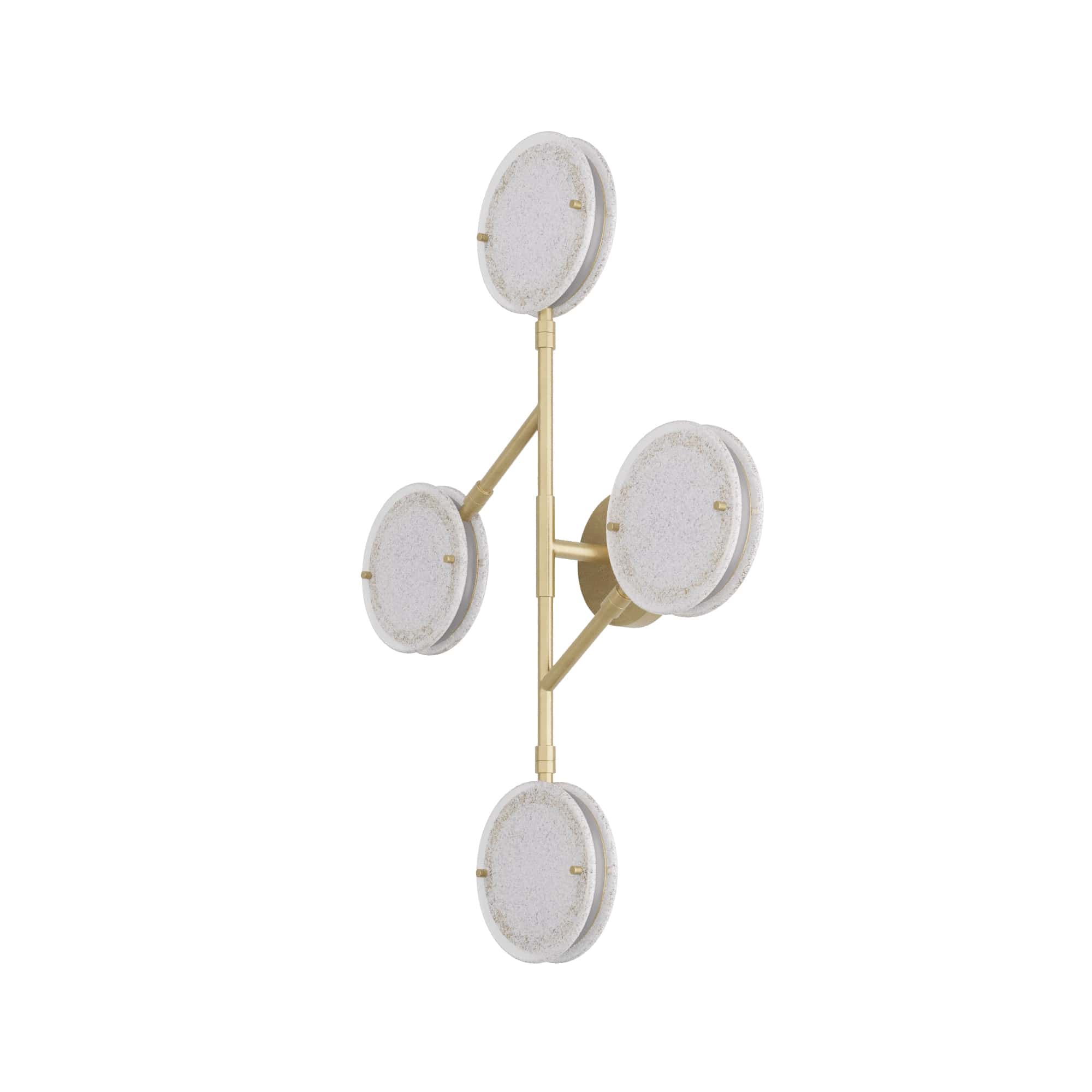 Arteriors DWC16 Meridian 32" Tall LED Wall Sconce Antique Brass Indoor Lighting Bathroom Fixtures Bathroom Sconce
