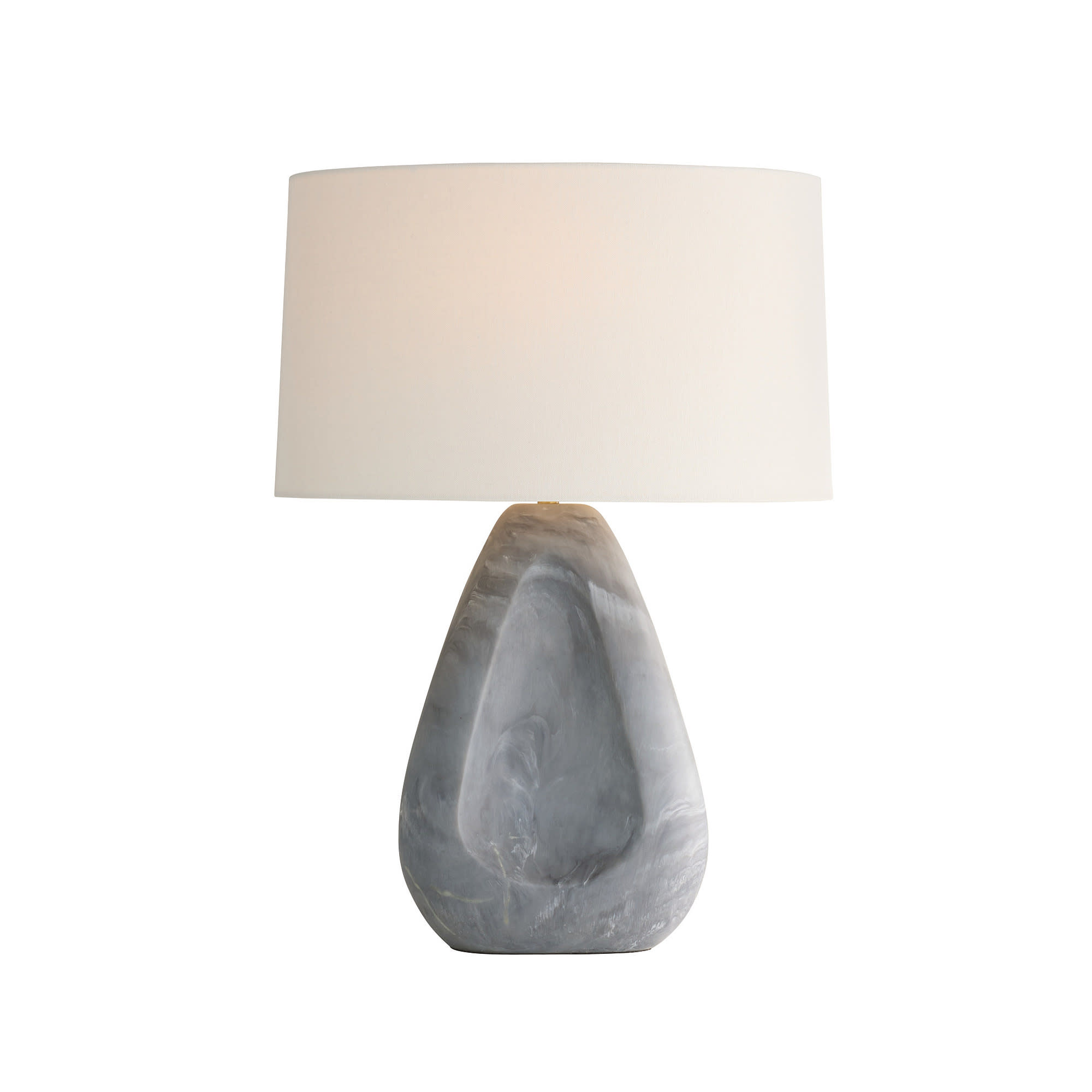 Photos - Desk Lamp Nathan Arteriors PTC70-194  Lamp28" Tall Vase Table Lamp Glacier Swirl Lamps Table Lamps 
