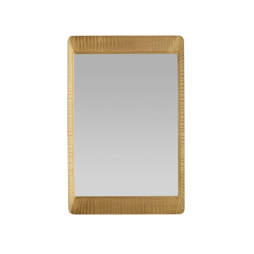 Photos - Wall Mirror Hart Arteriors WMI60  26"W x 40"H Rectangular Flat Brass Framed Accent Mirror Antique Brass Home Decor Mirrors Accent Mirror 