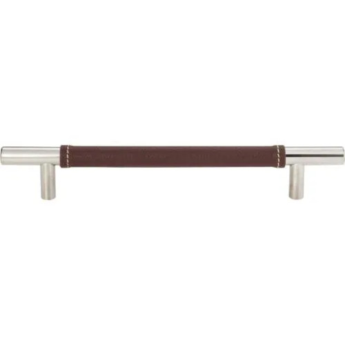 Atlas Homewares 280-OW Zanzibar 3 Inch Center to Center Bar Cabinet Pull Brown / Brushed Nickel Cabinet Hardware Pulls Bar