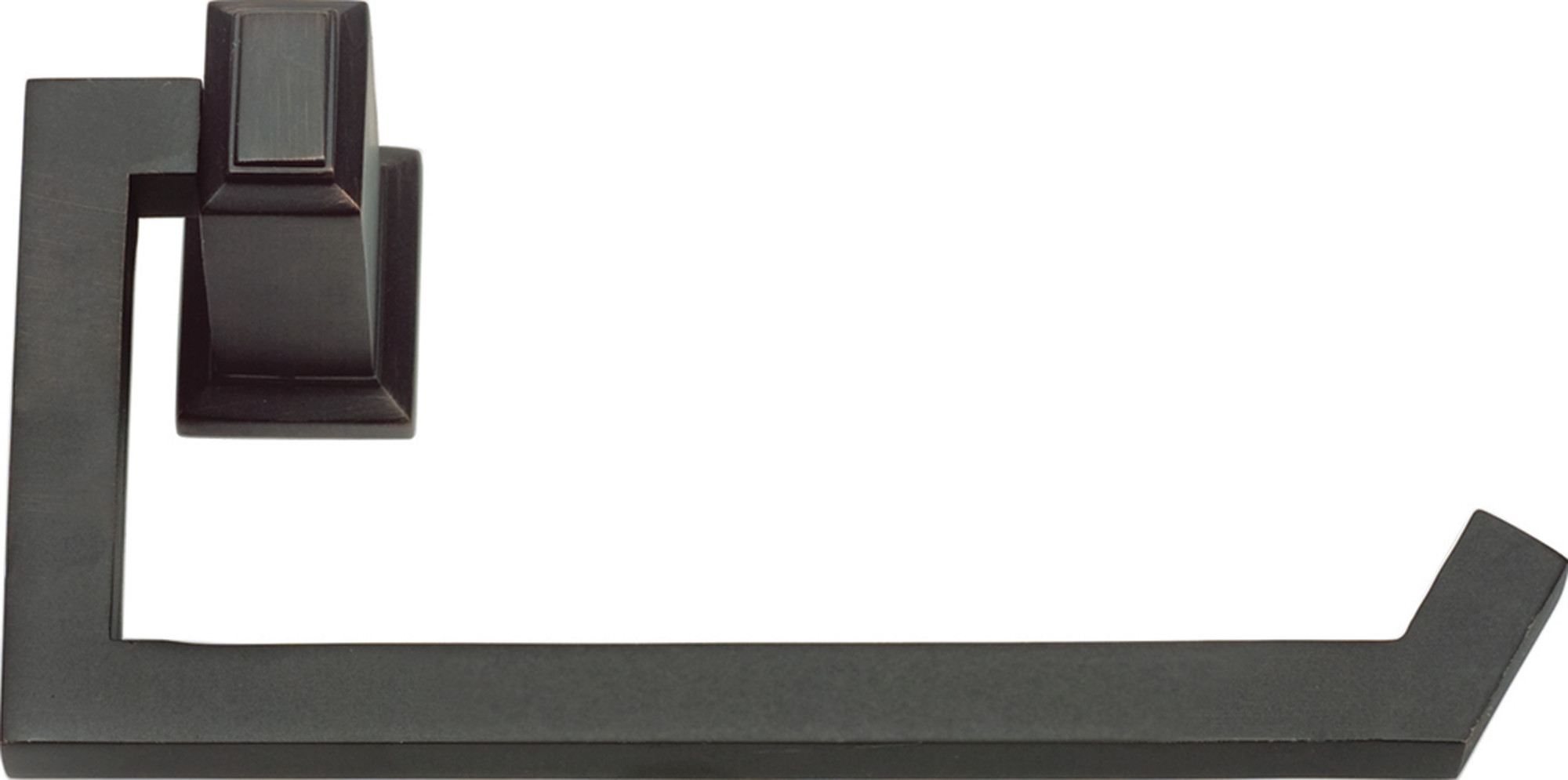 Atlas Homewares SUTTP Sutton Place Collection 6-2/3 Inch Tissue Holder Square Bar Style Single Post Venetian Bronze Bathroom Hardware and Accessories