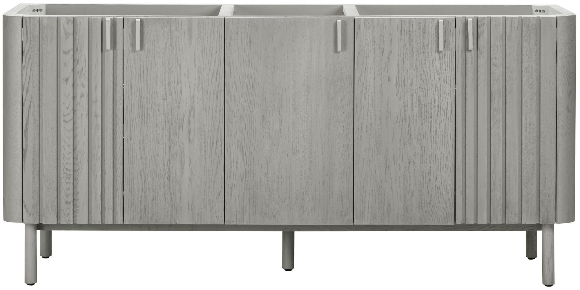 Avanity BLAKELY-V72 Blakely 72" Double Free Standing Vanity Cabinet Only - Less Vanity Top Gray Oak Bathroom Storage Vanity Cabinet Only Double