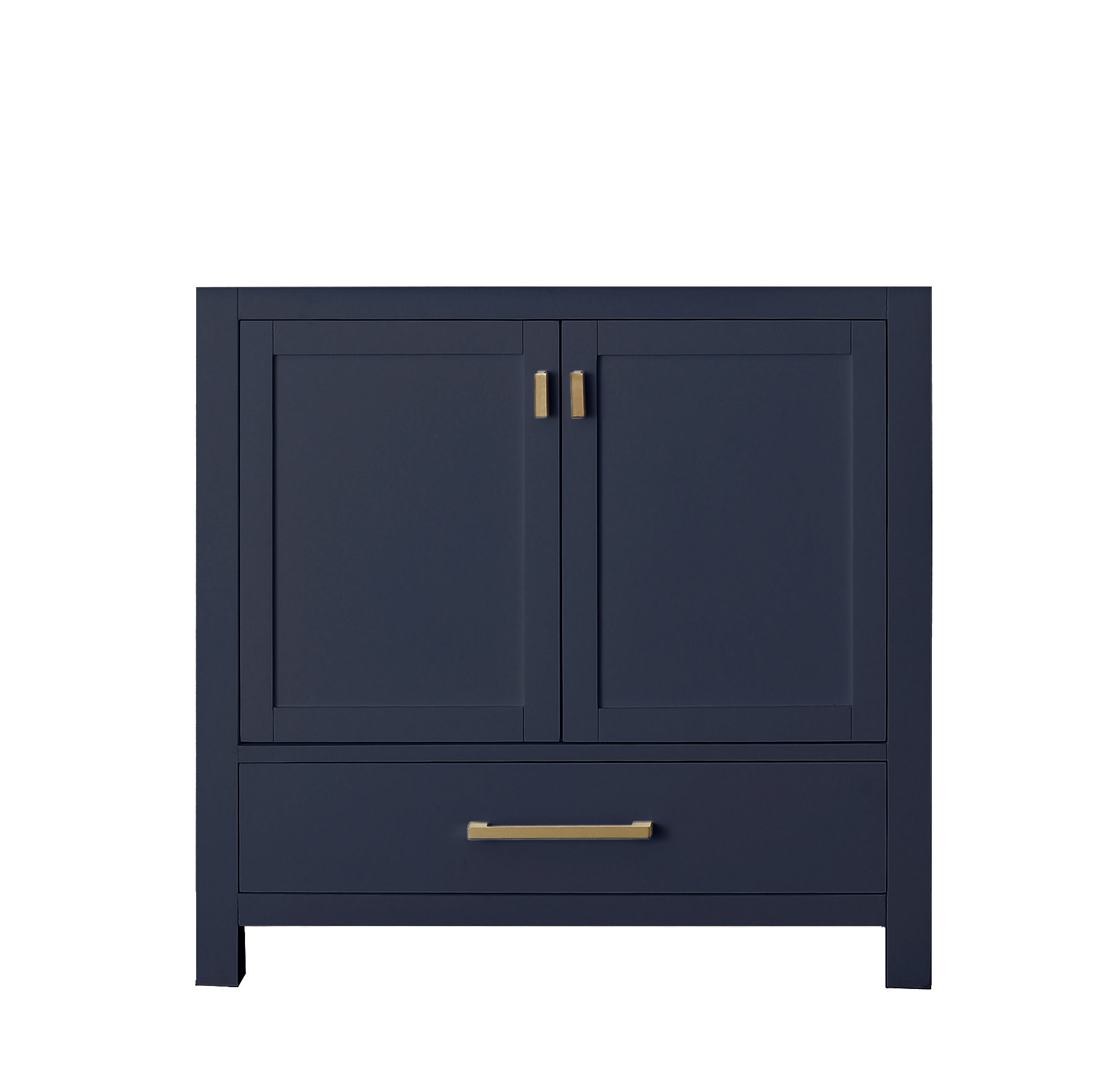 Photos - Washbasin cabinet Cabinet Avanity MODERO-V36 Modero 36" Single Free Standing Vanity  Only - Less Vanity Top Navy Blue Bathroom Storage Vanity C 