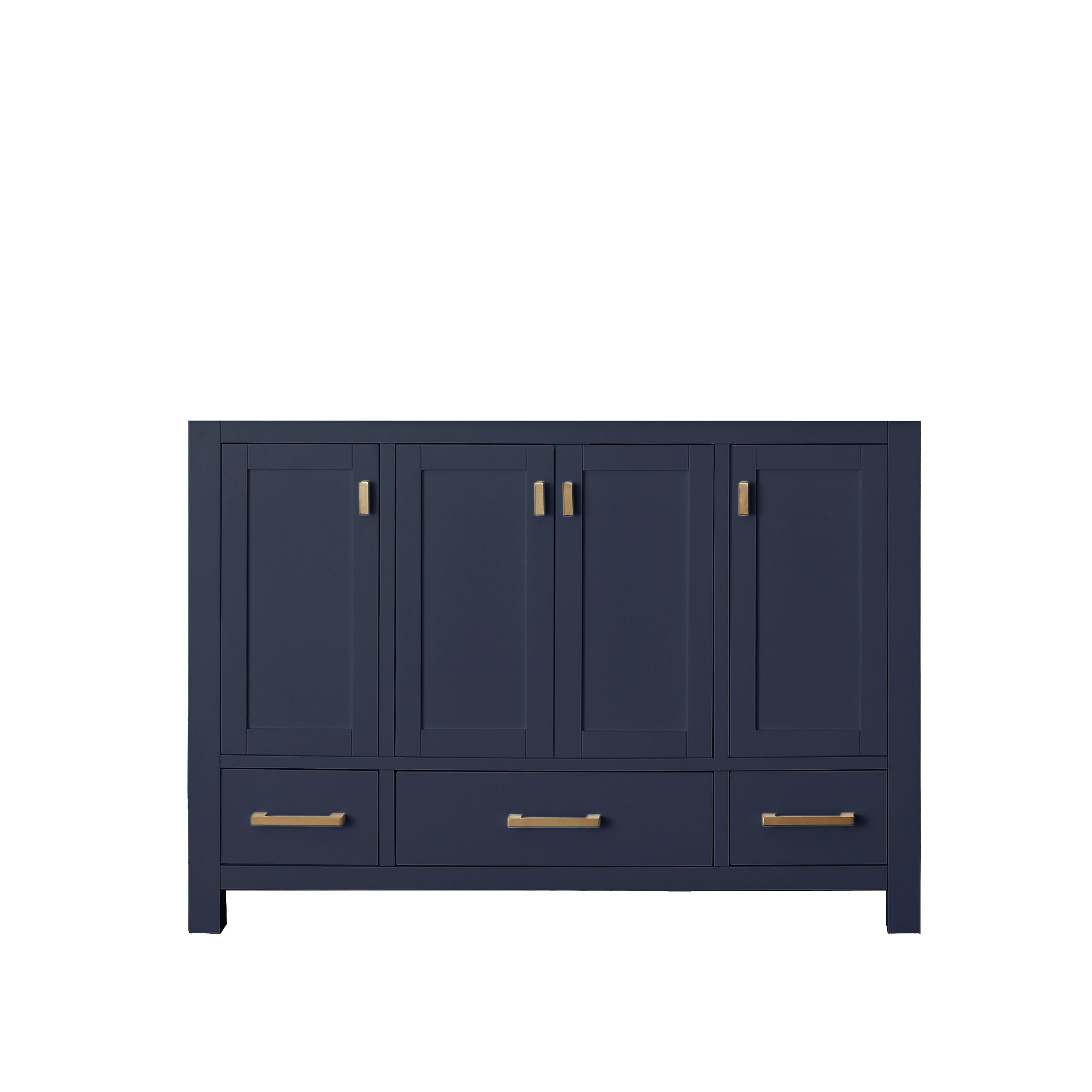 Photos - Washbasin cabinet Cabinet Avanity MODERO-V48 Modero 48" Single Free Standing Vanity  Only - Less Vanity Top Navy Blue Bathroom Storage Vanity C 