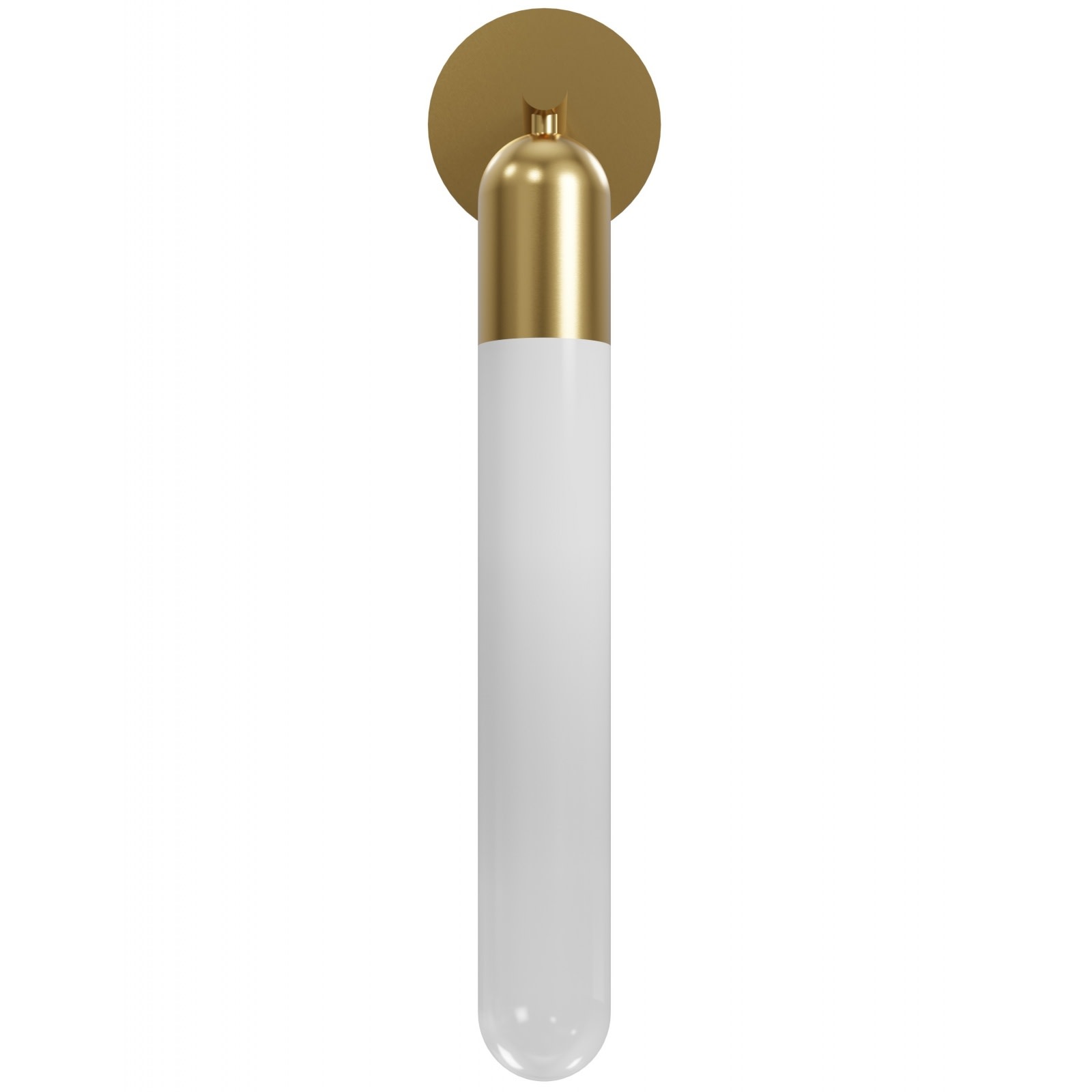 Photos - Chandelier / Lamp MKW Avenue Lighting HF7401 Tribeca 25" Tall LED Wall Sconce Aged Brass Indoor Lighting Wall Sconces HF7401-AB 