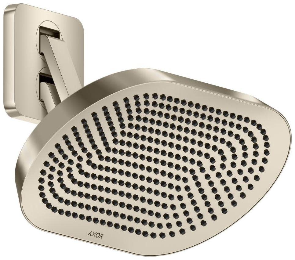 Axor 39745 ShowerSphere 2.5 GPM Modern 15" Multi Function Rain Shower Head with Adjustable Shower Arm - Less Rough In Polished Nickel Showers Shower