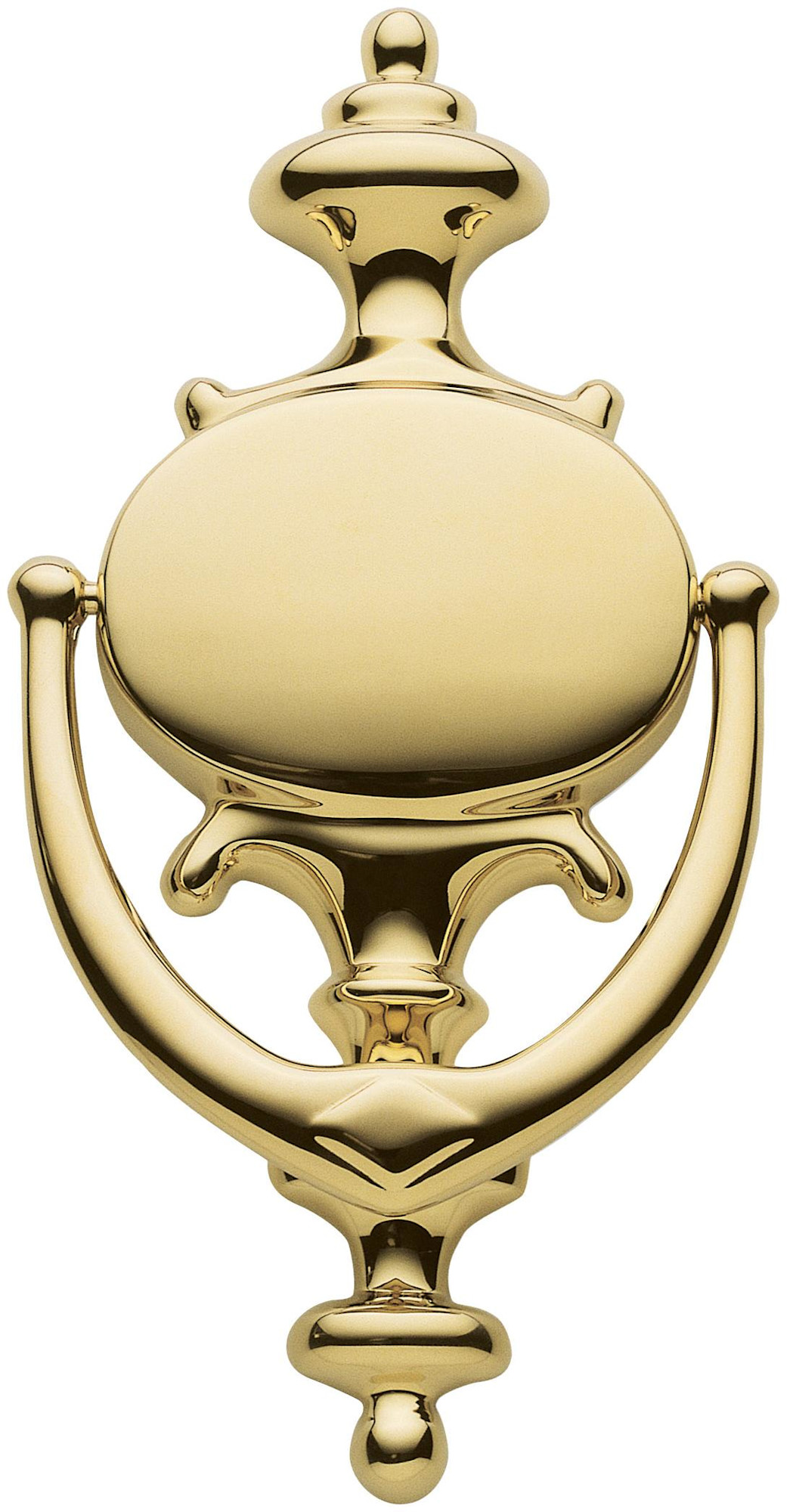 Baldwin 0116 Imperial Style Solid Brass Door Knocker Lifetime Polished Brass Door Accessory Door Knocker Urn