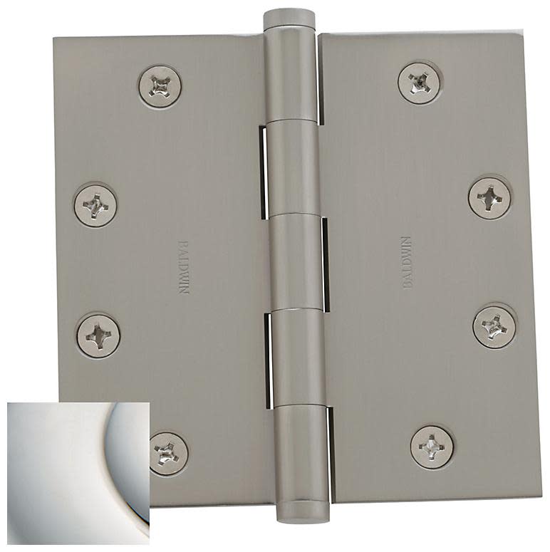 Photos - Other for Repair Wide Baldwin 1045.I 4-1/2"  Plain Bearing Square Corner Mortise Door Hinge from the Estate Collection - Single Hinge Lifetime 
