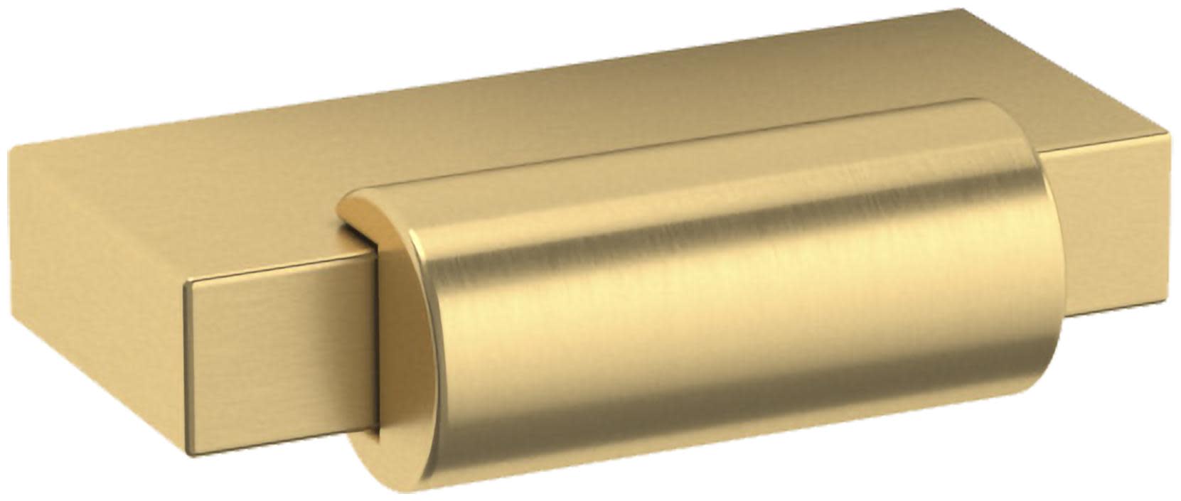 Photos - Furniture Hardware Modern Baldwin 4623.BIN  1-7/8 Inch Long Rectangular Cabinet Pull from the Estate Collection Lifetime Satin Brass Cabinet Har 