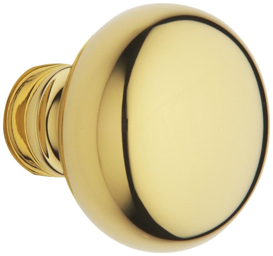 Photos - Door Handle Hardware Baldwin 5030.IMR Single 5030 Estate Knob without Rosettes Locking/Latching Mechanism Purchased Separately Non-Lacquered Bras 