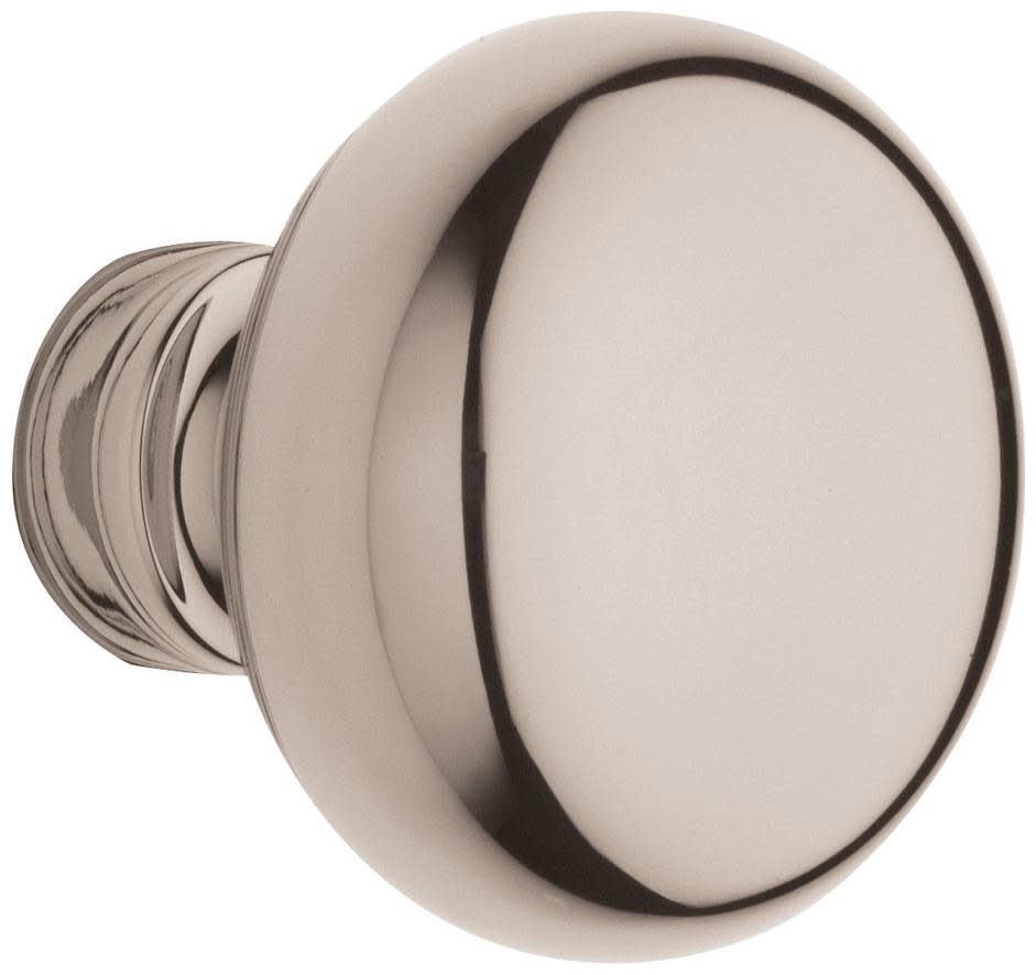 Photos - Door Handle LifeTIME Baldwin 5030 Pair of 5030 Estate Knobs without Rosettes Locking/Latching Mechanism Purchased Separately  Polished Ni 
