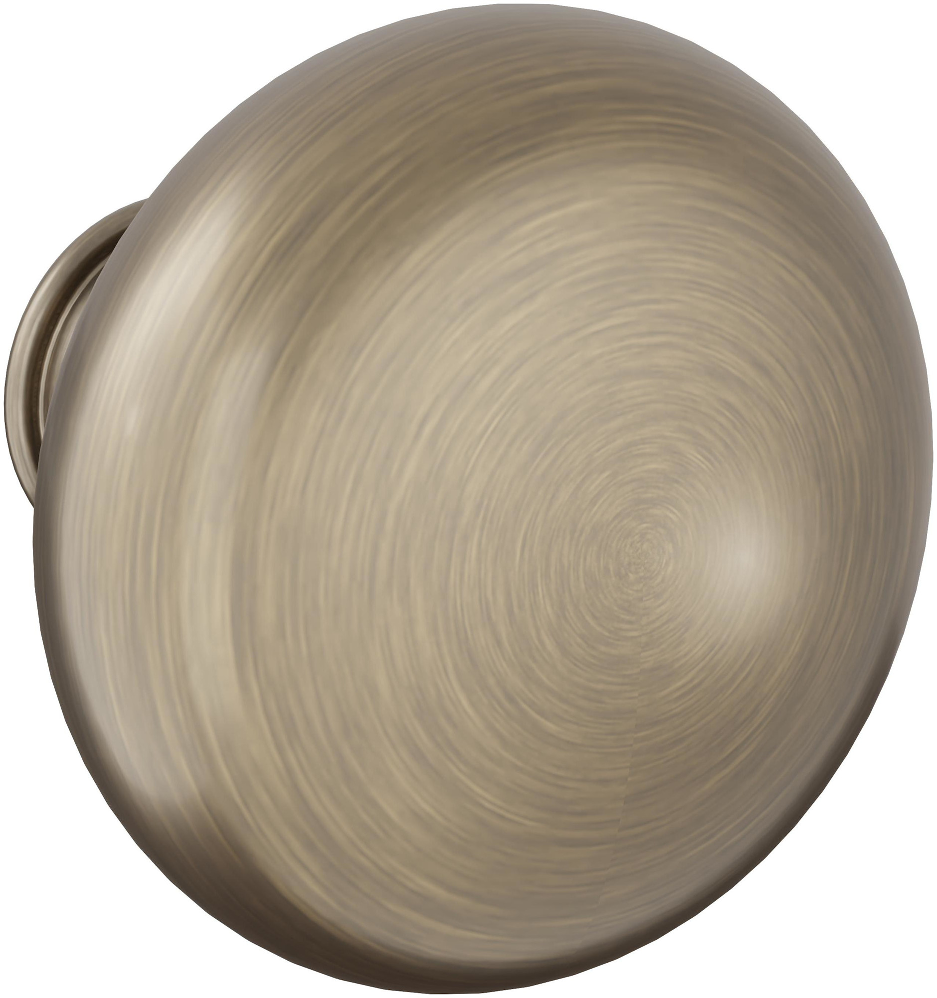 Baldwin 5083.MR Baltimore 2-1/2" Door Knob Handles Only from the Estate Collection Satin Brass and Black Hardware Accessories and Parts Door Hardware