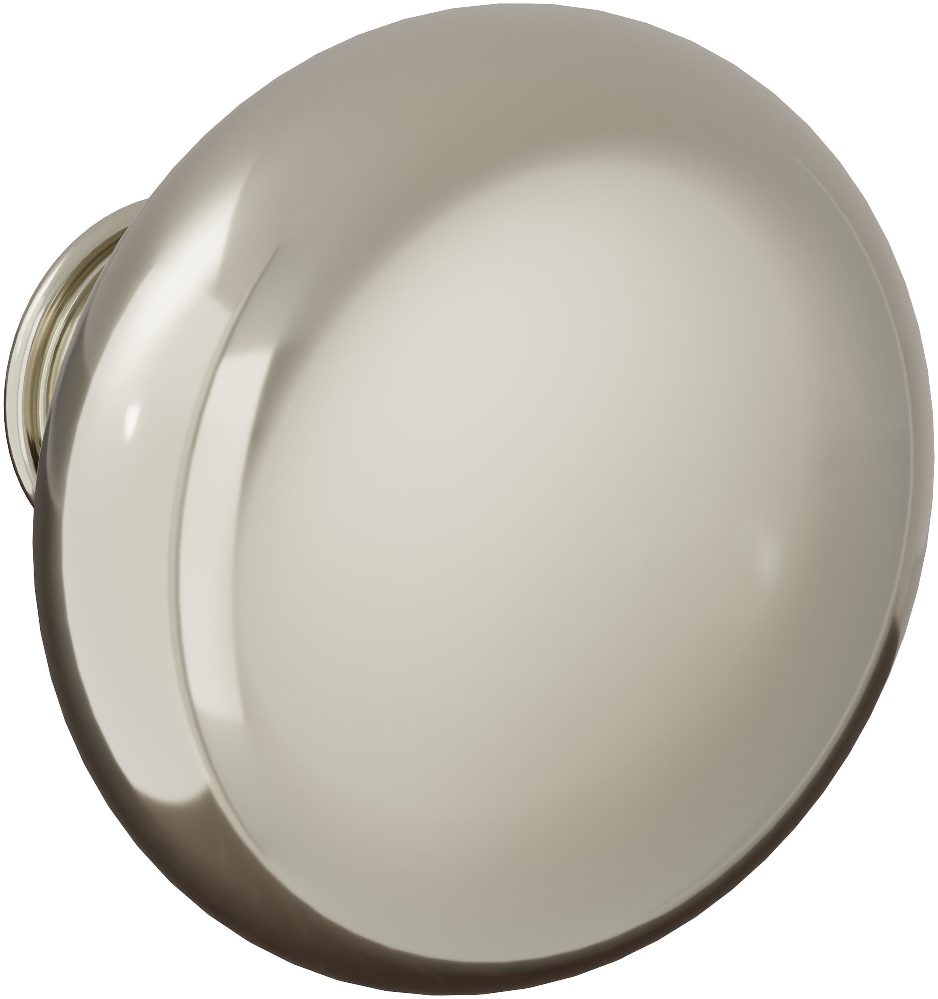 Baldwin 5083.MR Baltimore 2-1/2" Door Knob Handles Only from the Estate Collection Lifetime Polished Nickel Hardware Accessories and Parts Door
