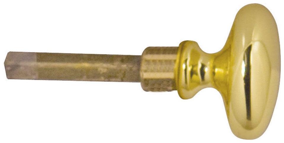 Baldwin 6721 Interior and Exterior Turn Knob for 6751 and 6756 Non-Lacquered Brass Hardware Accessories and Parts Door Hardware Parts Thumbturns